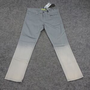 Pianura Studio Pants Womens 28 Casual Gray Cropped Ombre Tapered Low Rise